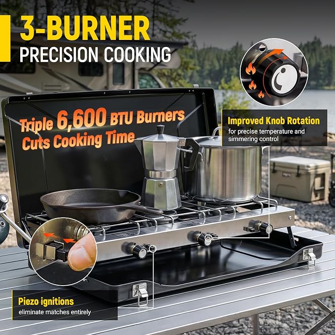 Black-3 burner-19800BTU