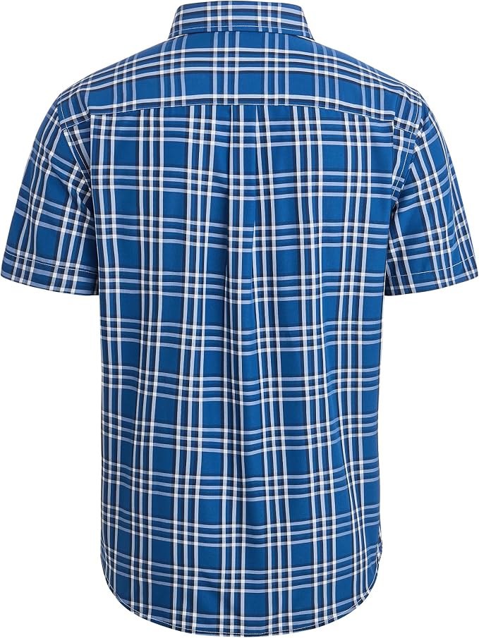 Navy White Check