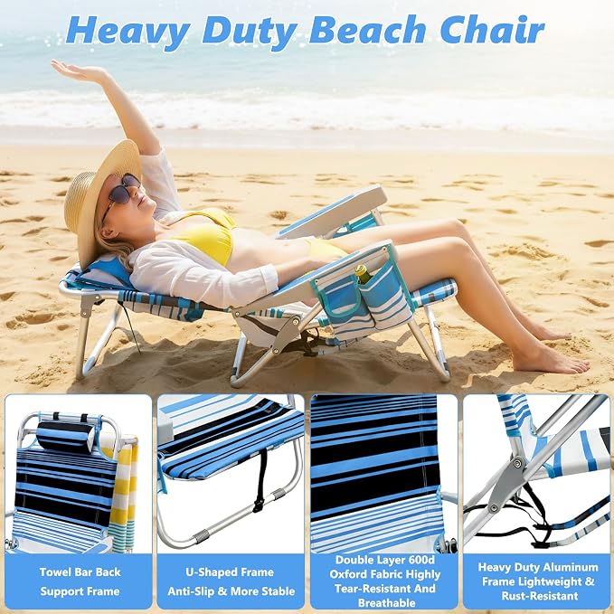 2 Pack Blue Stripe