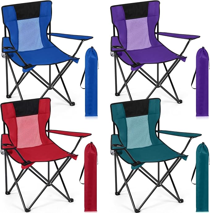 Bue, Purple, Red, Green