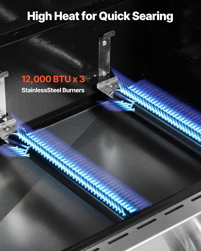 3 Burner Carbon Steel