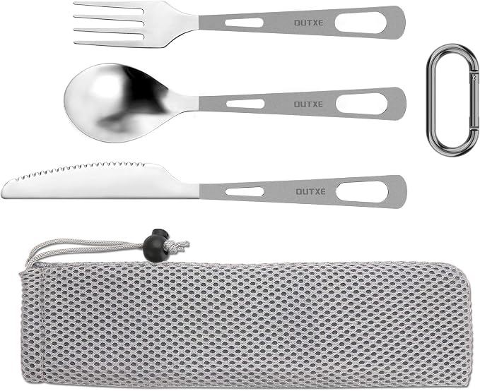 Polished Knife Fork and Spoon Set