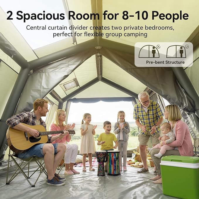 Green 8 Person