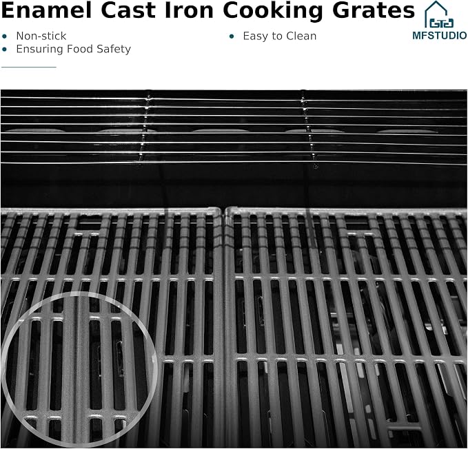 Blue, 4 Burner Grill