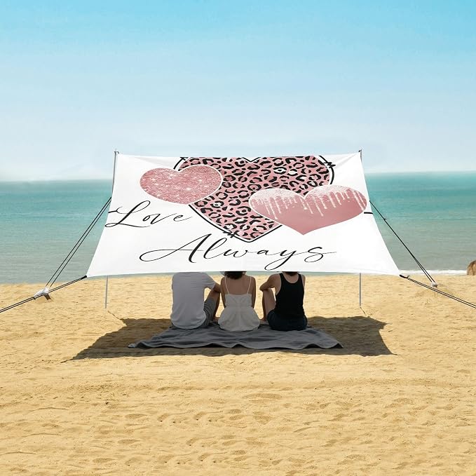 Leopard Print Love Always Heart