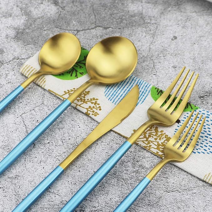 Blue Handle Gold