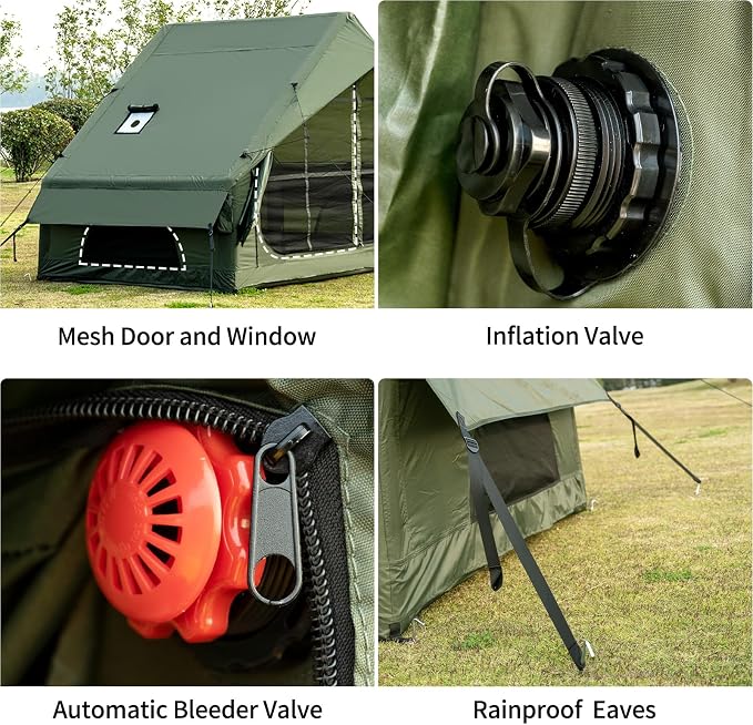 9.74ft*6.46ft*6.56ft (3-4 person)(Green)
