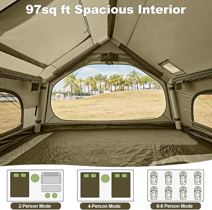 6-8 Person/Green