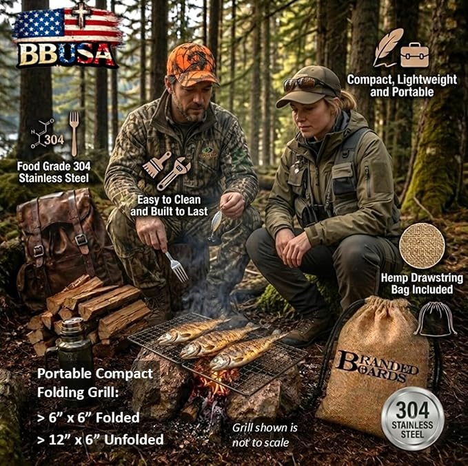 Folding Grill & Bag