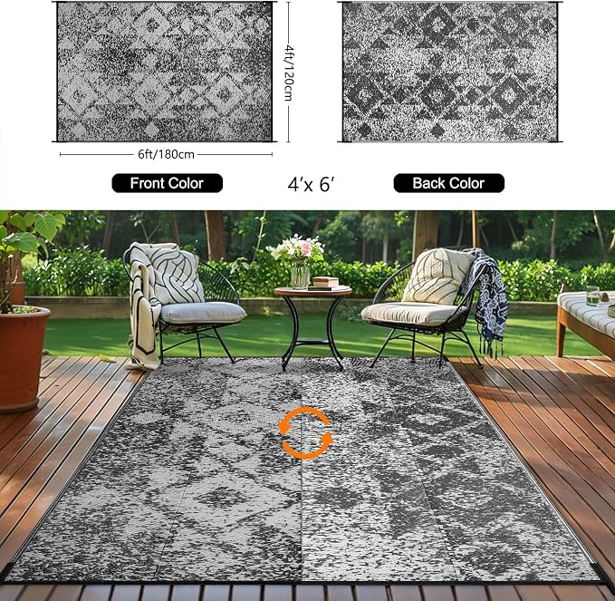 Mosaic Black Grey