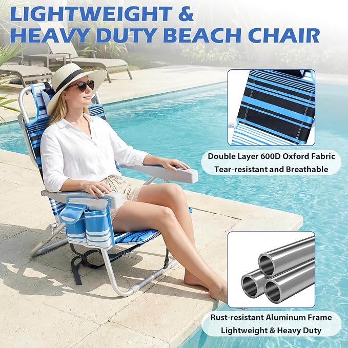 1 Pack Coastal Blue Stripe