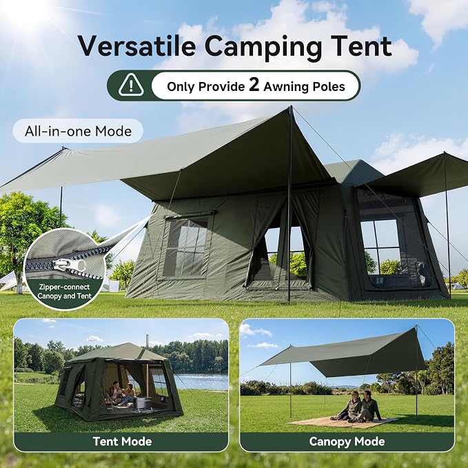 Green 8 Person