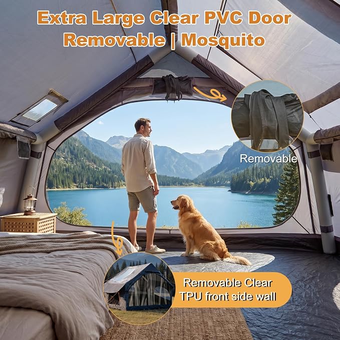 6-8 Person+ Skylight/Gray
