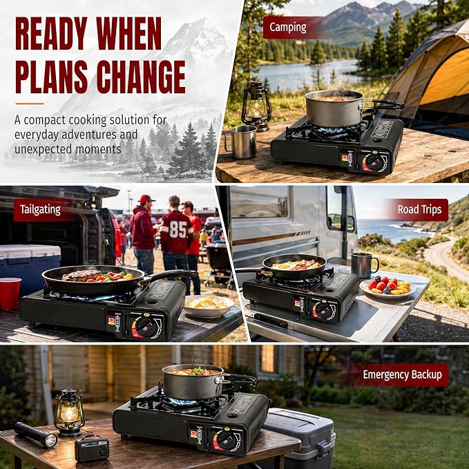 Black - 7800 BTU Dual Fuel