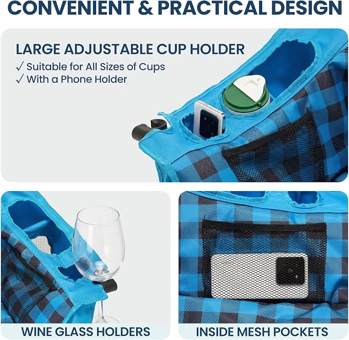 Blue Plaid + Mat