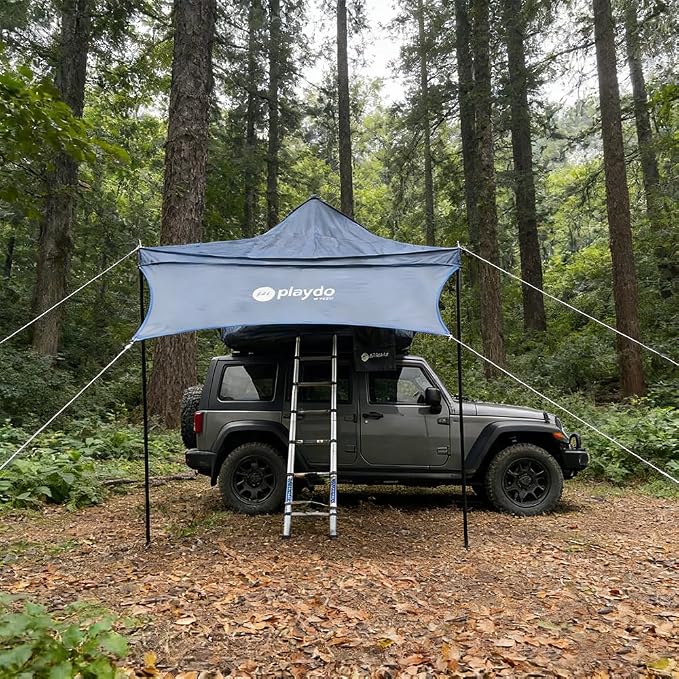 roof tent with awning