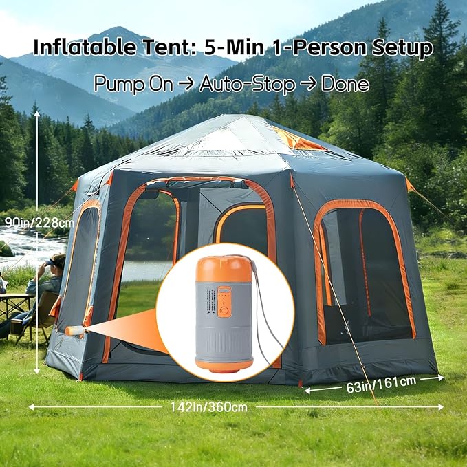 2-8 Person Tall/Grey