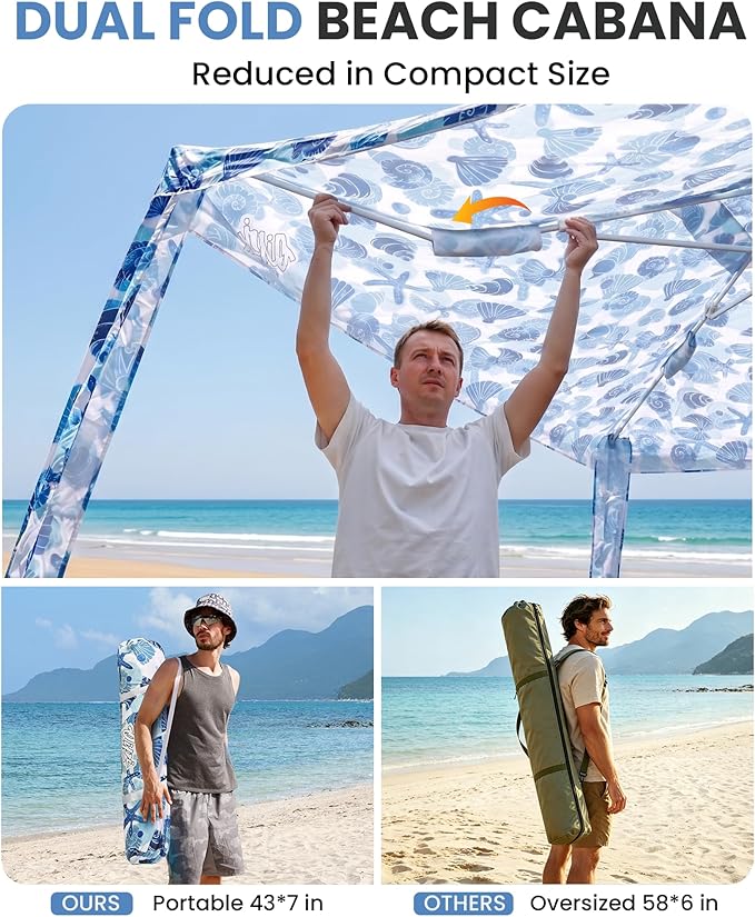 8' x 8' Sea Life Dual-Fold