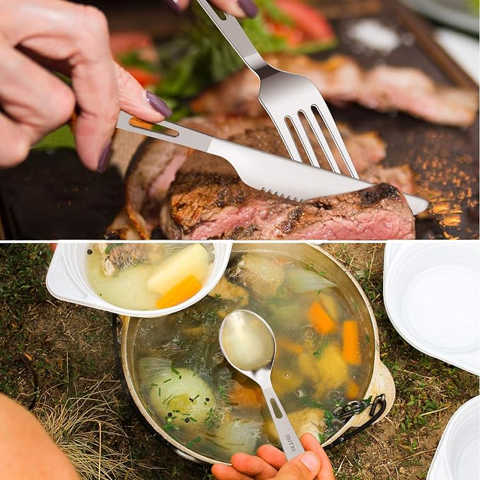 Polished Knife Fork and Spoon Set
