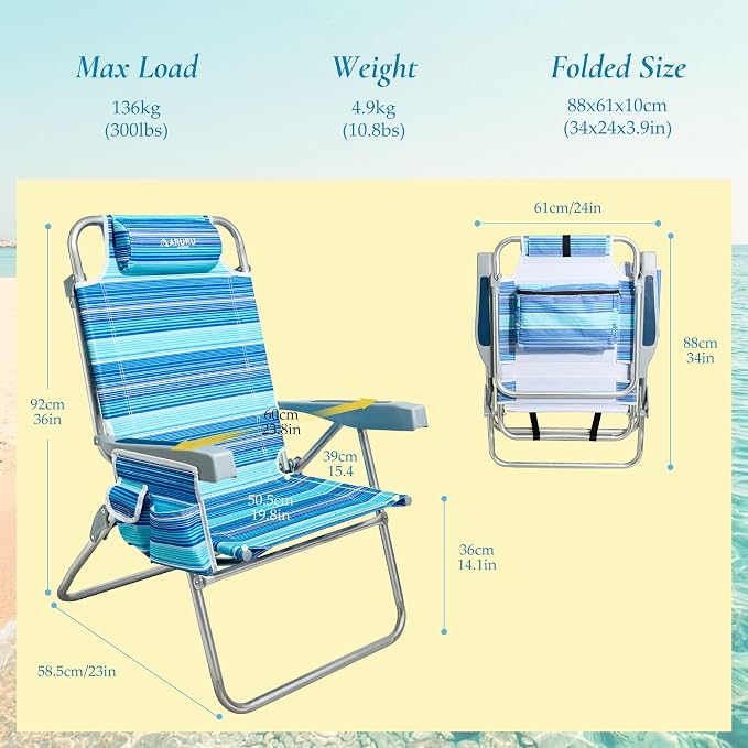 Light Blue Striped