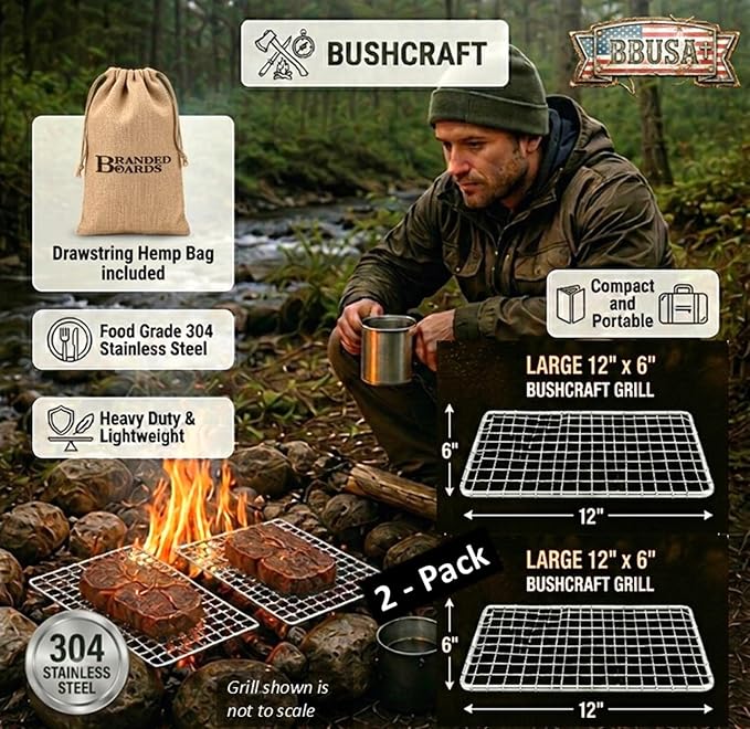 Two Large Grills + Bag