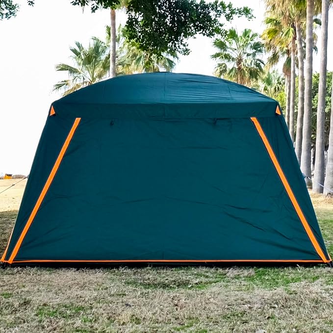 Green-12 Person-2 Bay Windows-Full Rainfly