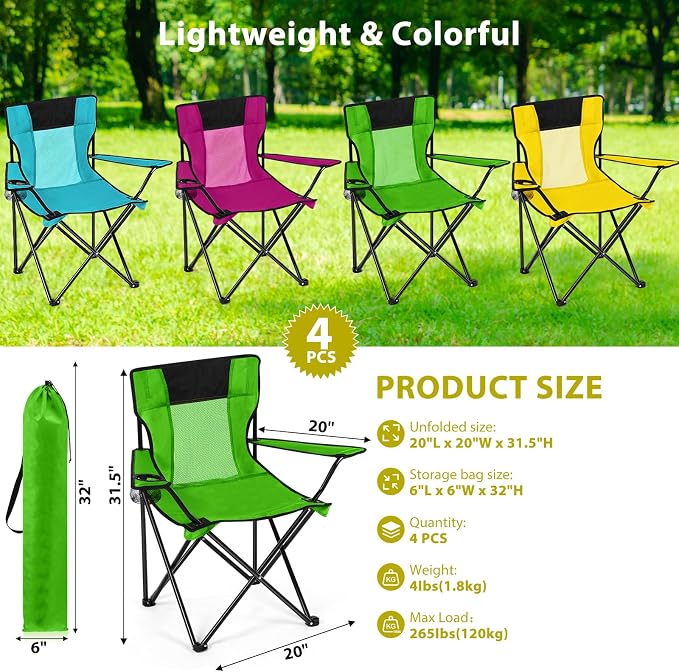 Light Blue, Green, Yellow, Purple