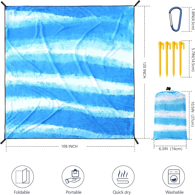 Blue and White Stripes