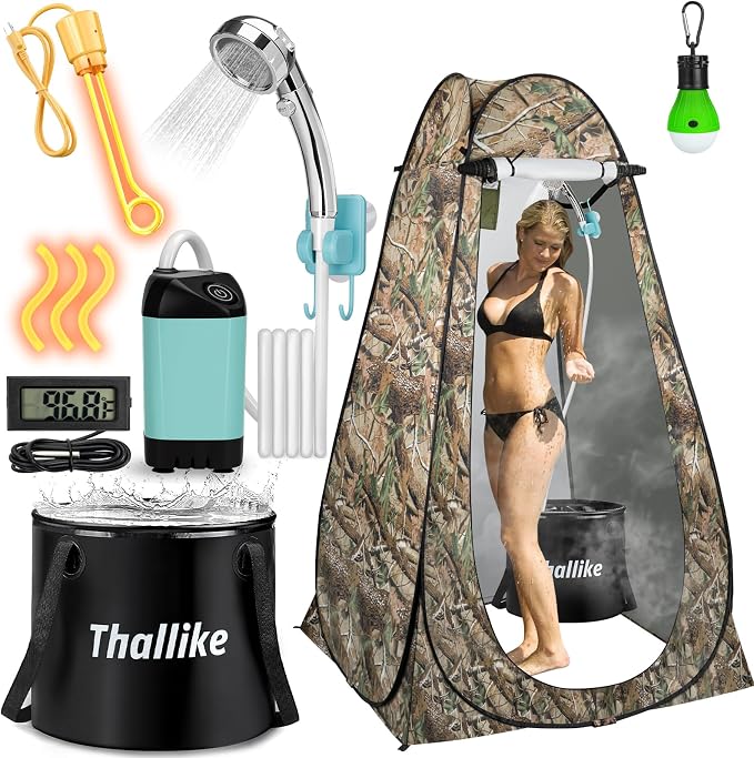 Hot Shower Kit with Tent