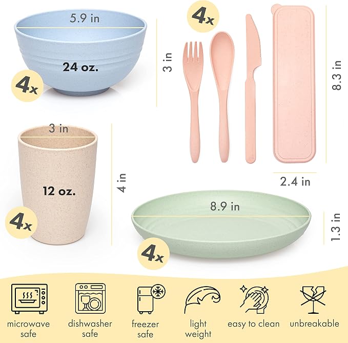 Beige, Green, Blue & Pink