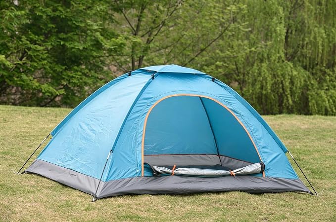 Blue Tent | Aluminum foil mat