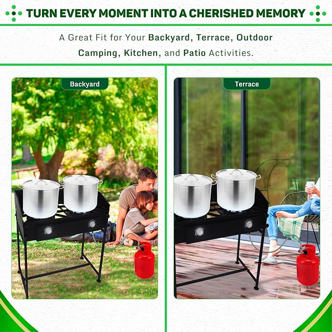 Two Burner Stove + Wind Guard