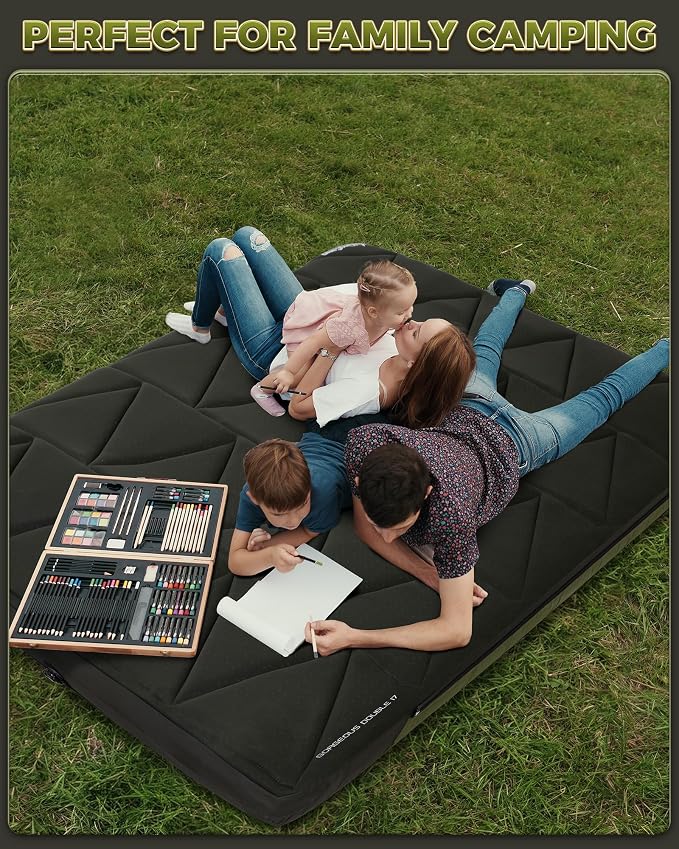 Black/Green - Double Air + Foam Cover 6.7\