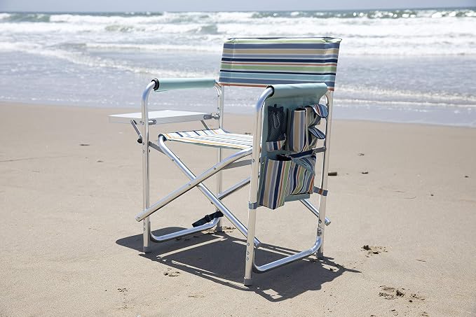 St. Tropez Collection - Sky Blue With Multi Stripe Pattern