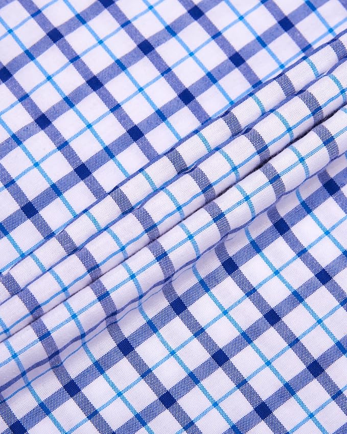 Navy Red Small Plaid
