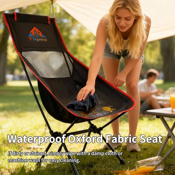 High Backrest, Black and Red
