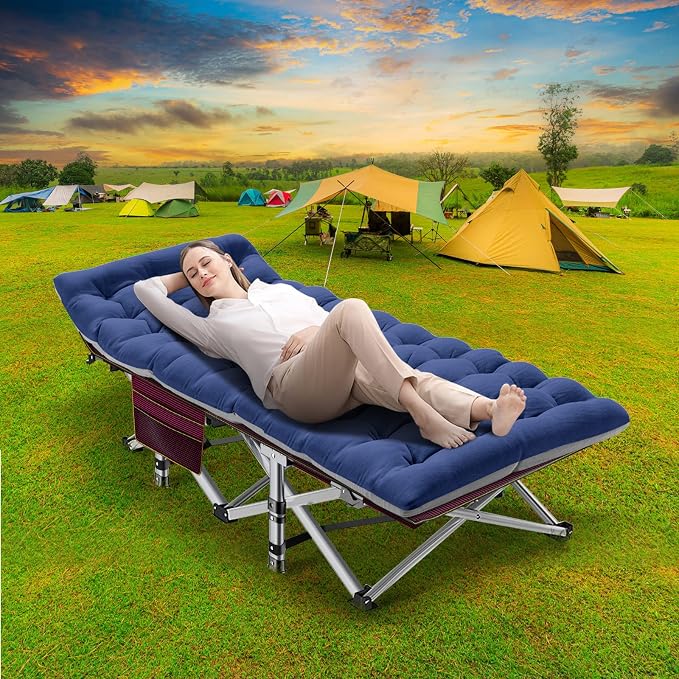 Red Cot Blue Pad