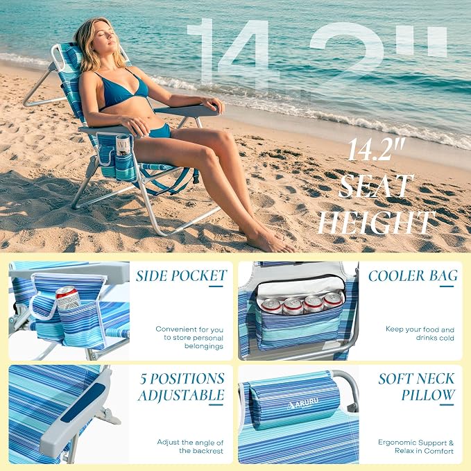 Light Blue Striped-2set