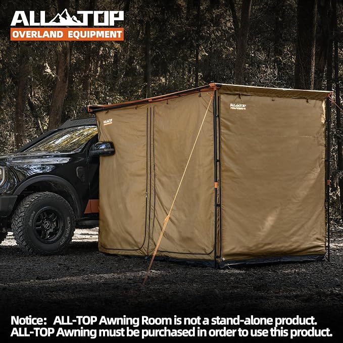 Black Coating, Awning Room for 8.2*10ft Roof