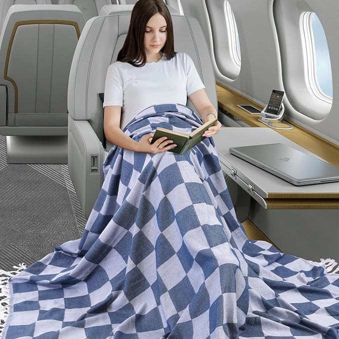 Checked Navy