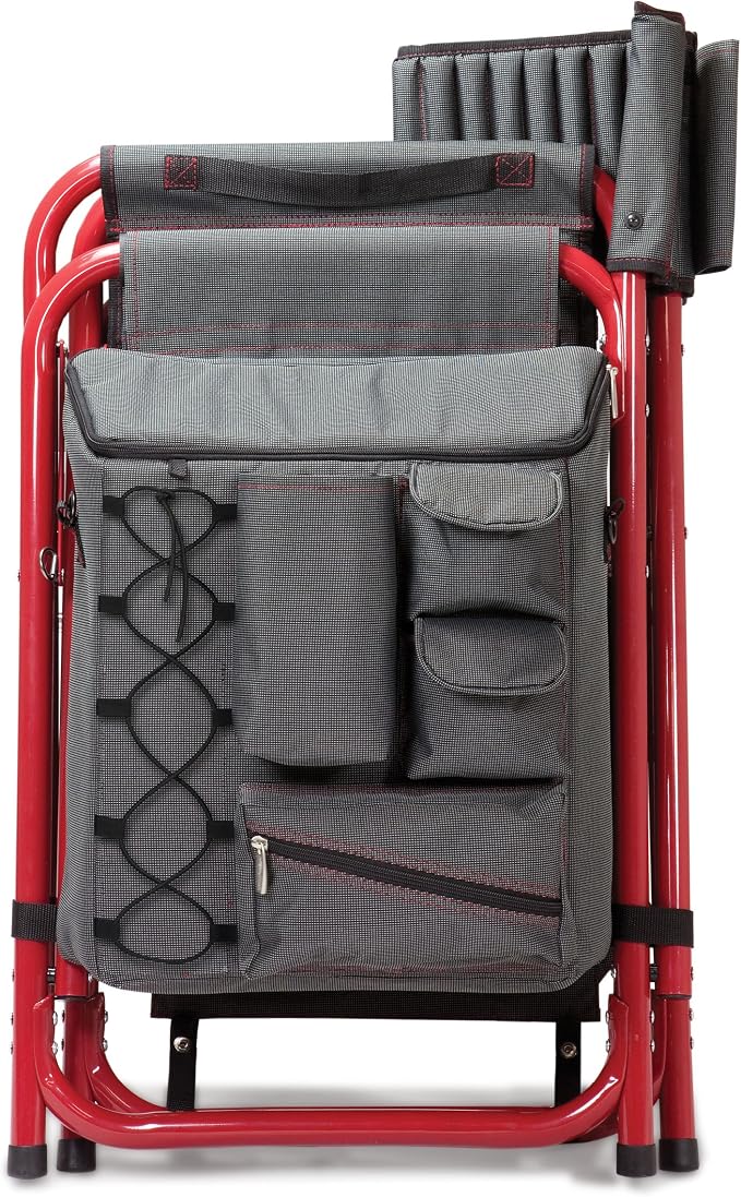 Dark Gray With Red Accents