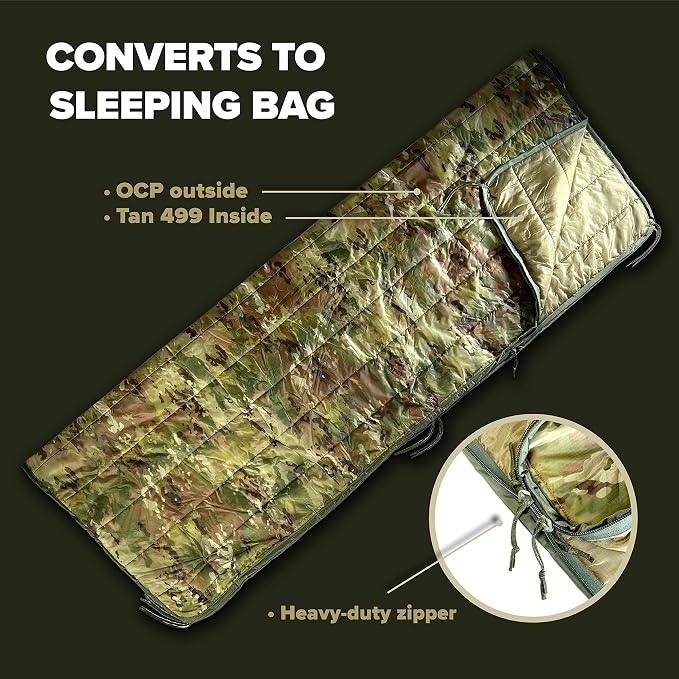 Ocp Camo Front, Tan Back, Zipper