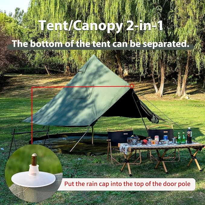 10ft*10ft*6.6ft (2-3 person)(Green)