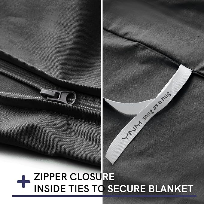 Cotton Removable Cover Dark Grey