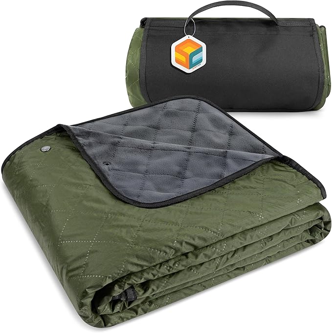 Olive Green/Grey Fleece