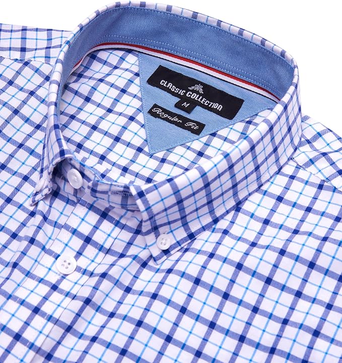 Navy Red Small Plaid