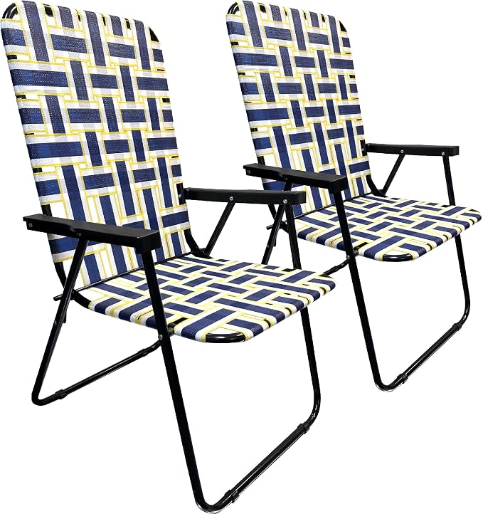 2 Pack Blue/Yellow Stripes