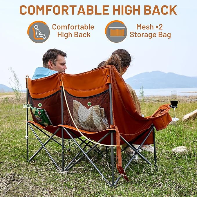 Loveseat Orange