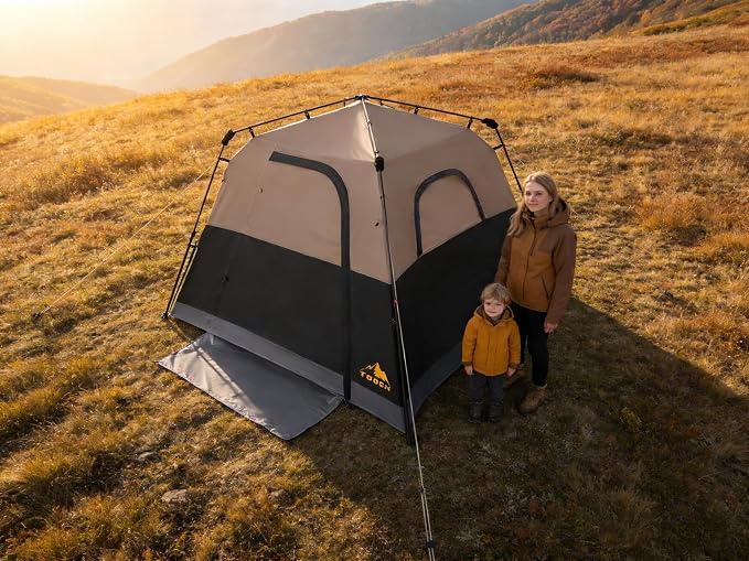 4 Person Black/2-Layer