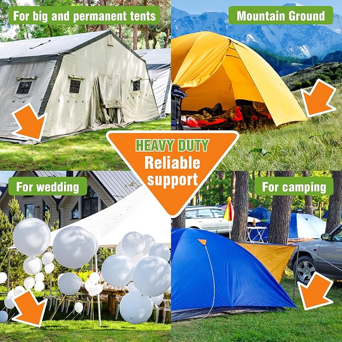 C tent stakes - 4 pcs